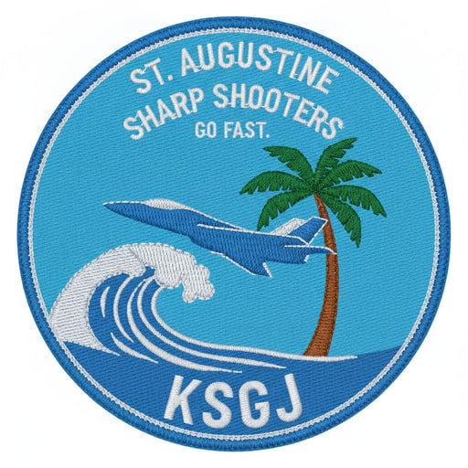 St Augustine Sharp Shooters crew emblem