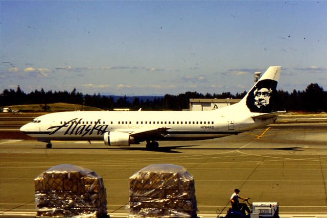 N764AS - Boeing