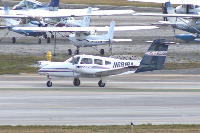 N6818A - Twin-engine aircraft