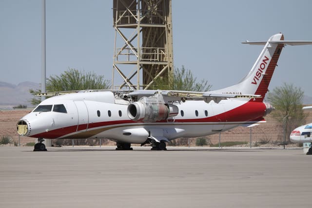 N328VA - Twin-engine aircraft