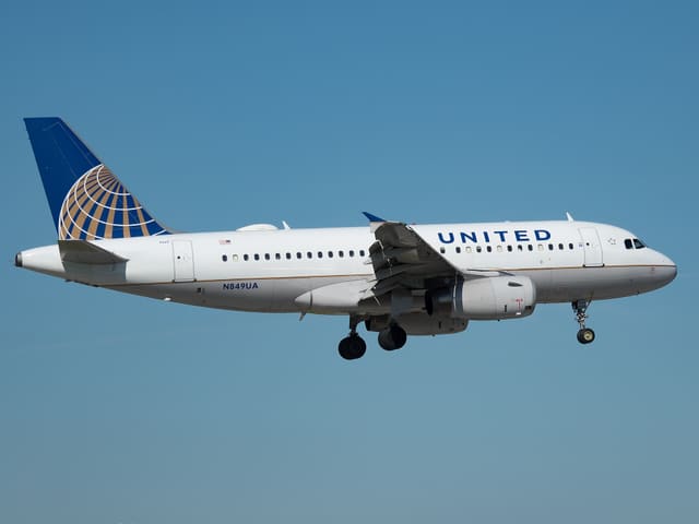 N849UA - Airbus
