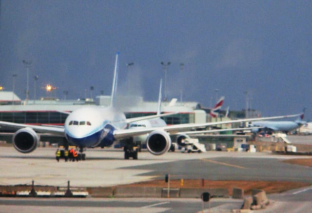N787BX - Twin-engine aircraft