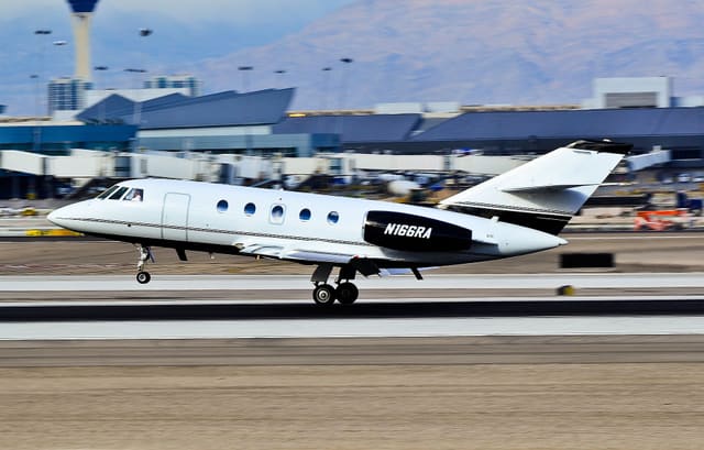 N166RA - Business jet