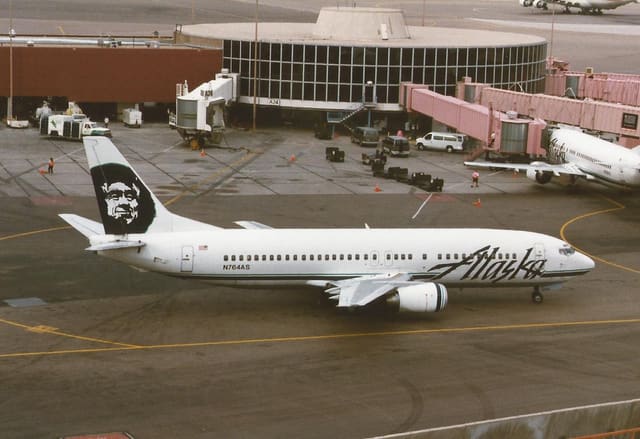 N764AS - Boeing