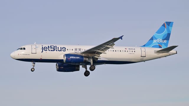 N649JB - Airbus