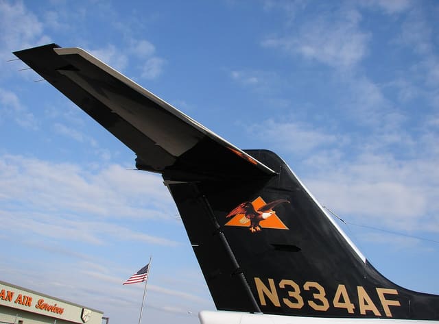 N334AF - Business jet