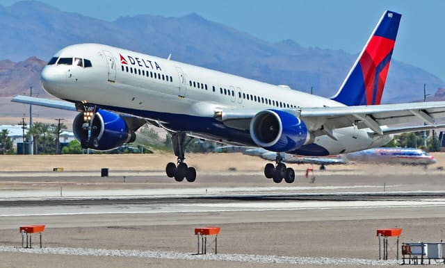 N697DL - Twin-engine aircraft