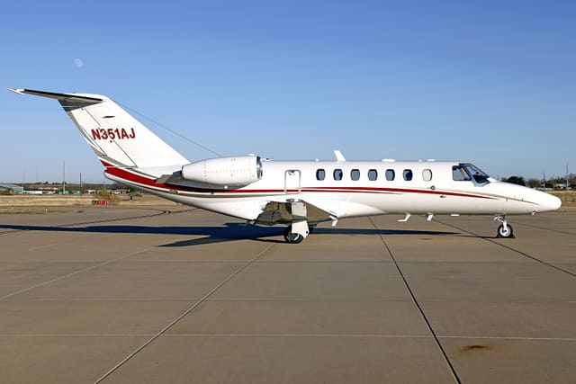 N351AJ - Business jet
