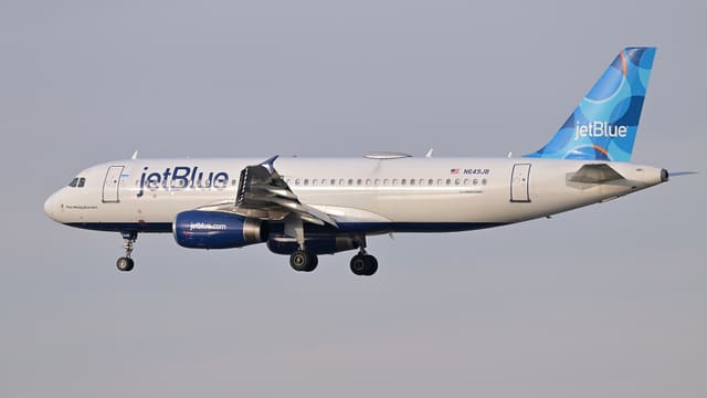 N649JB - Airbus